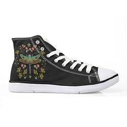 Dajingkj Canvas Sneaker Damen Herren Neuartige Tierdrucke Unisex Turnschuhe für Paare Mädchen und Jungen High Übergrößen segeltuchschuher von Dajingkj