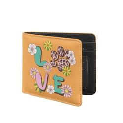 Dajingkj Geldbörse Herren Jungen Personalisierte PU Leder Portemonnaie mit Ausweisfach für Männer Einzigartiges Design Brieftasche mit Kreditkartenetui von Dajingkj