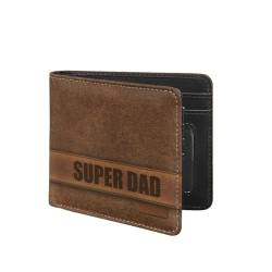 Dajingkj Geldbörse Herren Jungen Personalisierte PU Leder Portemonnaie mit Ausweisfach für Männer Einzigartiges Design Brieftasche mit Kreditkartenetui von Dajingkj