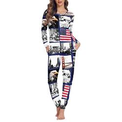 Dajinngkj Schlafanzug Damen Lang Warm Pijamas Woman Set Winter Weich Kuschelig Hausanzug Schlafanzüge für mädchen von Dajingkj