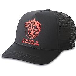 Dakine Mens Darkside Trucker Cap, Black/RED, Einheitsgröße von Dakine