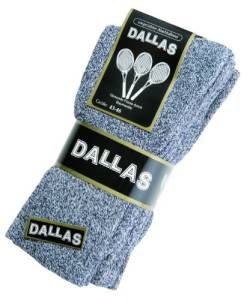 Dallas 20 Paar Arbeitssocke Tennissocke Freizeitsocke (39-42, Grau) von Dallas