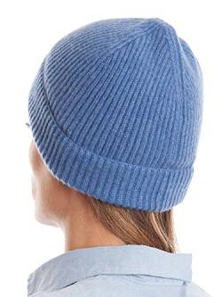 Dalle Piane Cashmere - Hut aus 100% Kaschmir - für Mann/Frau, Farbe: Hellblau, Einheitsgröße von Dalle Piane Cashmere