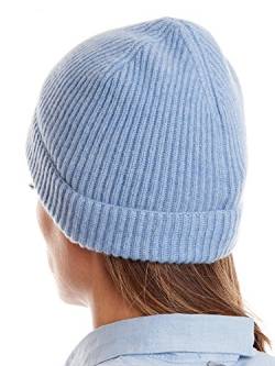Dalle Piane Cashmere - Hut aus 100% Kaschmir - für Mann/Frau, Farbe: Himmel, Einheitsgröße von Dalle Piane Cashmere