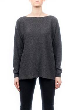 Dalle Piane Cashmere - Maxi Pullover 100% Kaschmir - für Frau, Farbe: Anthrazit, Einheitsgröße von Dalle Piane Cashmere