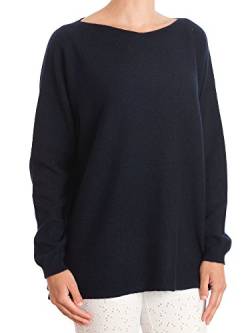 Dalle Piane Cashmere - Maxi Pullover 100% Kaschmir - für Frau, Farbe: Blau, Einheitsgröße von Dalle Piane Cashmere