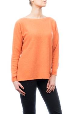 Dalle Piane Cashmere - Maxi Pullover 100% Kaschmir - für Frau, Farbe: Orange, Einheitsgröße von Dalle Piane Cashmere