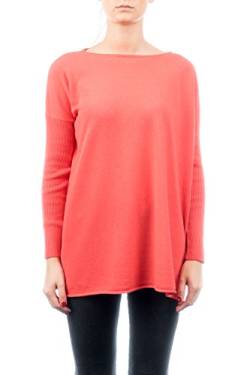 Dalle Piane Cashmere - Maxi Pullover aus Kaschmir-Gemisch - für Damen, Farbe: Orange, Einheitsgröße von Dalle Piane Cashmere