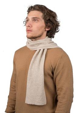 Dalle Piane Cashmere - Mini Schal aus 100% Kaschmir - für Mann/Frau, Farbe: Beige, Einheitsgröße von Dalle Piane Cashmere