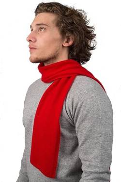 Dalle Piane Cashmere - Mini Schal aus 100% Kaschmir - für Mann/Frau, Farbe: Rot, Einheitsgröße von Dalle Piane Cashmere
