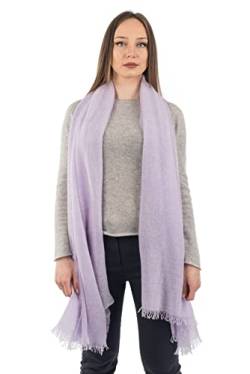 Dalle Piane Cashmere - Pashmina aus 100% Kaschmir - Made in Italy - für Frau, Farbe: Flieder, Einheitsgröße von Dalle Piane Cashmere