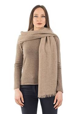 Dalle Piane Cashmere - Pashmina aus 100% Kaschmir - Made in Italy - für Frau, Farbe: Nerz, Einheitsgröße von Dalle Piane Cashmere