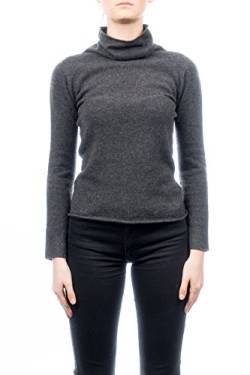 Dalle Piane Cashmere - Rollkragenpullover 100% Kaschmir, Made in Italy - Frau; Farbe: Anthrazit, Größe: M von Dalle Piane Cashmere