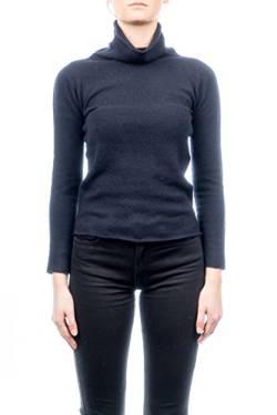 Dalle Piane Cashmere - Rollkragenpullover 100% Kaschmir, Made in Italy - Frau; Farbe: Blau, Größe: M von Dalle Piane Cashmere