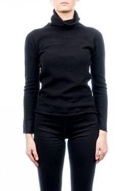 Dalle Piane Cashmere - Rollkragenpullover 100% Kaschmir, Made in Italy - Frau; Farbe: Schwarz, Größe: M von Dalle Piane Cashmere