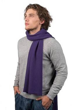 Dalle Piane Cashmere - Schal aus 100% Kaschmir - Made in Italy - für Mann/Frau, Farbe: Violett, Einheitsgröße von Dalle Piane Cashmere