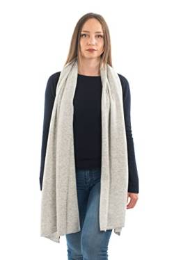 Dalle Piane Cashmere - Stola aus Kaschmir-Gemisch - Made in Italy - Damen, Farbe: Grau, Einheitsgröße von Dalle Piane Cashmere