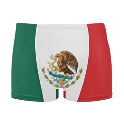 Dallonan Herren Badehose mit amerikanischer Flagge, schnelltrocknend, athletischer Badeanzug, Flagge Mexikos, XL Kurz von Dallonan