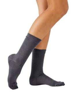 Damart Damen Chaussettes Polaire Socken aus Thermolactyl-Fleece, Anthracite, Normal von Damart