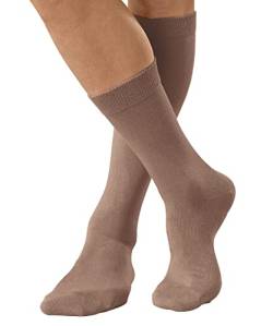 Damart Damen Chaussettes Polaire Socken aus Thermolactyl-Fleece, Taupe, Normal von Damart