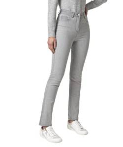 Damart Damen Denim, hohe Taille Klassische Hose, hellgrau, 36 von Damart