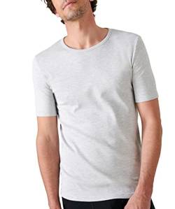 Damart Herren Kurzarm-Shirt, Wärmegrad Medium 3. Thermounterwäsche-Oberteil, Grau (Grau China), XL von Damart