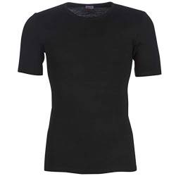 Damart Herren Kurzarm-Shirt, Wärmegrad Medium 3. Thermounterwäsche-Oberteil, Schwarz (Schwarz), S von Damart