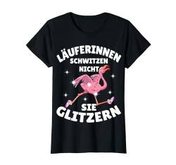 Damen Laufen Joggen Lustig Läuferin Spruch Flamingo Fitness Sport T-Shirt von Damen Geschenke Laufsport, Marathon & Joggen