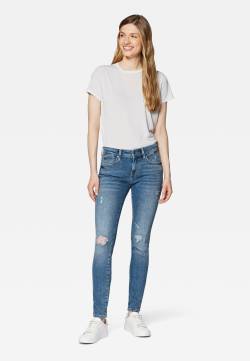 ADRIANA | All Blue Mid-Rise, Super Skinny von Damen