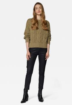 PULLOVER | Pullover mit Zopfstrickmuster von Damen
