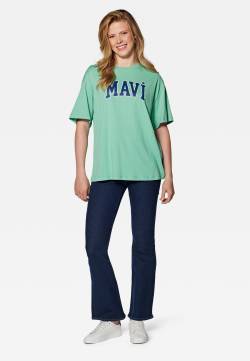 T-SHIRT | Oversize T-Shirt Mit Mavi Print von Damen