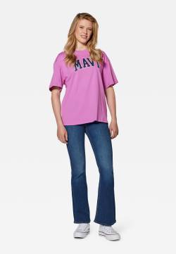 T-SHIRT | Oversize T-Shirt Mit Mavi Print von Damen