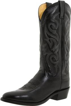 Dan Post Milwaukee Herren Cowboy-Stiefel mit rundem Zehenbereich, Schwarz, 40 EU von Dan Post