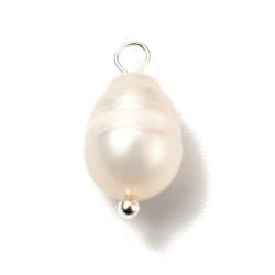 DanLingJewelry 50 Stück Natürliche Perle Perlen Charms Perlen Charms Anhänger Sommer Ozean Charms für DIY Halskette Schmuck Herstellung von DanLingJewelry