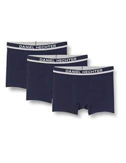 HECHTER PARIS Herren 3er Pack Boxershorts, Midnight Blue, XXL von Daniel Hechter