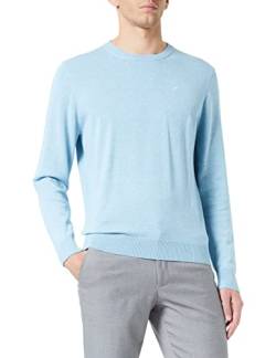 HECHTER PARIS Herren Knit Crewneck Rundhals Pullover, Steel Blue, S von Daniel Hechter