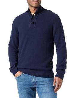 HECHTER PARIS Herren Knit Troyer Pullover, Midnight Blue, XL von Daniel Hechter