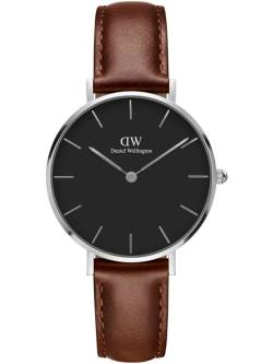 Cl Pet St Mawes silbf 32 schw von Daniel Wellington