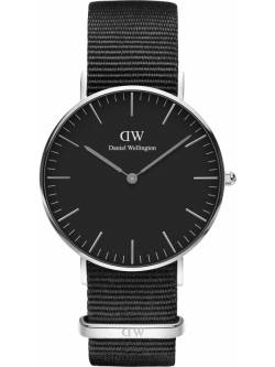 Cl. Bl Cornwall silberf. 36 mm von Daniel Wellington