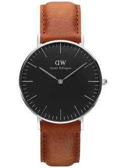 Classic Black Durham 36 mm von Daniel Wellington