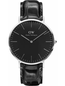 Classic Black Reading 40 mm von Daniel Wellington