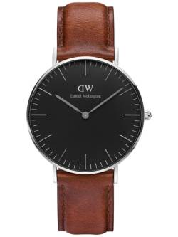 Classic Black St Mawes 36 mm von Daniel Wellington