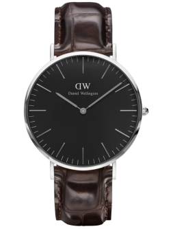 Classic Black York 40 mm von Daniel Wellington