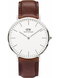 Classic Bristol Silver 40mm von Daniel Wellington