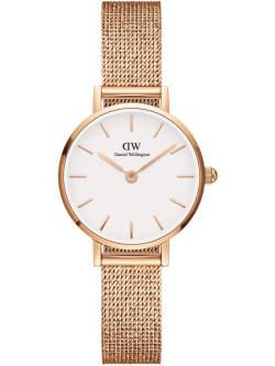 Classic Petite Weiss Roségold von Daniel Wellington