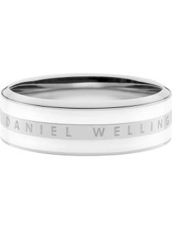 Classic Ring Satin white Stahl  50 von Daniel Wellington