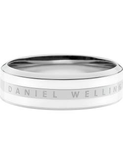 Classic Ring Satin white Stahl  54 von Daniel Wellington