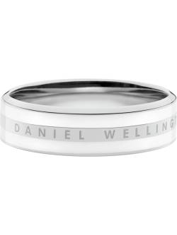 Classic Ring Satin white Stahl  56 von Daniel Wellington