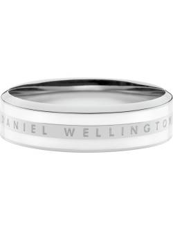 Classic Ring Satin white Stahl  58 von Daniel Wellington