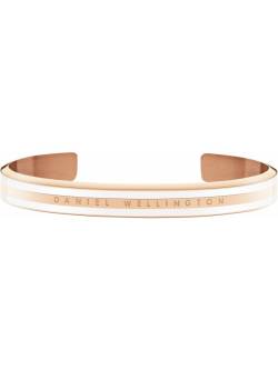 Classic Slim Bracelet Satin White Small von Daniel Wellington